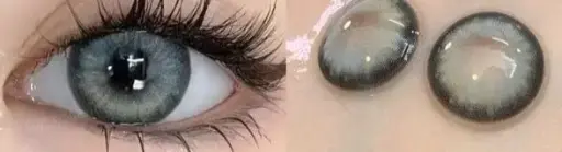 Slate Grey contact lens